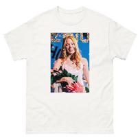 Sissy Spacek Carrie Portrait Graphic T Shirt Unisex classic tee 150 beige
