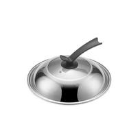 28/30/32/34/36/38 CM Nerūdijančio plieno matomas puodo dangtis Universalus keptuvės dangtis Wok dangtis Restoranas 30CM-Style E