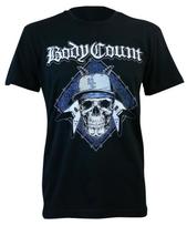 Authentic BODY COUNT Attack Slim-Fit T-Shirt Black S-2XL NEW 2XL white