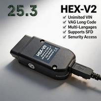 For VCDS VAG COM 2025 full version  HEX V2 Update Multi-Language For VCDS hex v2 vagcom Car Diagnostics Tools VAG Scanner Supports 14languages