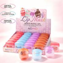 Ice Cream Lip Mask Moisturizing Sleep Mask Soften Dry Lips Smooth Lip Lines Portable 7g/24pcs box Men Women Daily Care A2254