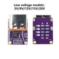 PD3.0 PD3.1 QC3.0 Voltage Triggers Adapter DC 5V/9V/12V/15V/20V/28V/36V/48V Default 5V Output PD to DC Fast Charging Module