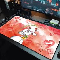 Diddl Mouse Pad Large Gaming Table Cushion Nonslip Laptop Tablet Big Mousepad Xxl Mat Mini Pc Playmat With Lock Edge 30cmx60cm(11.8x23.6inch)