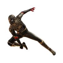 (150) Spider Man No Way Home Costume Cosplay Superhero JumpSuit Outfit Adult Kids Boy 120 black