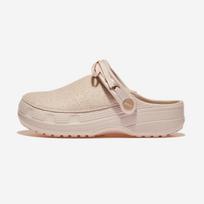 [Crocs] Classic Crafted Lace Clog [CRS214049-COCOA CREAM] 260 beige