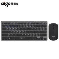 Aigo WQ7635 Dual-Mode Wireless Keyboard Mouse Combo juoda