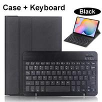 Case for Samsung Tab S6 Lite 10.4 Inch, Bluetooth Keyboard Cover for Galaxy Tab S6 Lite SM-P620/P625/P613/P619/P610/P615/P617 Tab S6 Lite 10.4in&Portuguese Keyboard black