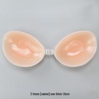 Vasarinės vestuvės silikoninė nematoma liemenėlė: Pakelkite, surinkite ir užfiksuokite C - Pink beige