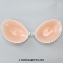 Vasarinės vestuvės silikoninė nematoma liemenėlė: Pakelkite, surinkite ir užfiksuokite D - Pink beige