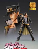 Jojo'S Bizarre Adventure Star Platinum Jotaro Kujo Anime BIG Superimage Mobile Articulated Action Figure Model Kit Ornament Toys gray