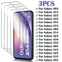 3 vnt. Grūdintas stiklas Samsung Galaxy A54 A14 A34 A24 A04 Ekrano apsauga Samsung A53 A13 A33 A73 A23 A03S A15 A35 A55 stiklas For Samsung A32 balta