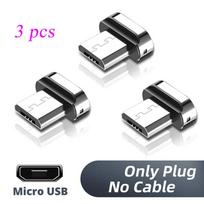 Magnetinis laidas 3A USB Magnetinis telefono įkroviklis Duomenų laidas USB Type C laidas Magnetinis greito įkrovimo laidas Micro USB įkrovimo laidas 2m(6.6ft)