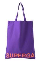 Superga Cotton Classic Tote Bag, Violet, 3A111EXW-508 purple
