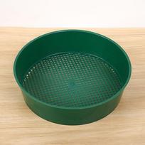 Plastic Soil Sieve Multi-Purpose Fine Filter Mesh Quick Stone Sifting Sifter for Indoor Outdoor Potted Plant Gardening žalia