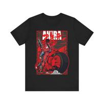 Anime Akira Kaneda Bike T-Shirt Size S-5XL, Gift For Friends 110 black