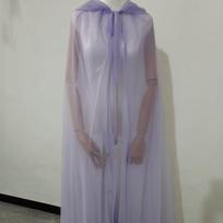 Juodas nuotakos šalikas Raganos Cosplay apsiaustas Helovino apsiaustas Žaidimo vakarėlio kostiumas Rekvizitai Šventinis persirengimas Vampyro kostiumas 100CM violetinė