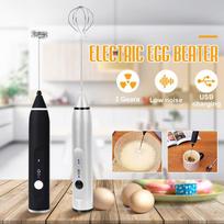 3 Speeds 2 Heads Kitchen Electric Food Blender Mixer Detachable Hand Blender Egg Beater Vegetable Baby Food Stand Blend beige