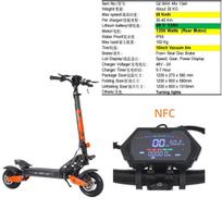 G2 MAX 1200W 48V 21ah 55 KM/H elektrinis paspirtukas, sulankstomas, su sėdyne, miesto ir visureigių naudojimui E Paspirtukas G2MAX 1200W48V13AH-YY
