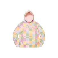 Supreme Reverse Patchwork Zip Up Hooded Sweatshirt SUP-SS22-820 M white