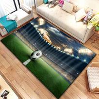 3D Futbolo Spausdinimo Kilimas Miegamojo Dekoravimo Kilimas Namų Svetainės Dekoravimas Virtuvės Kilimėlis Žaidimas Tėvai-Vaikai Futbolo Grindų Kilimas 120x160cm47x63inch
