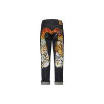 EVISU SS22 Jeans Men's Denim Blue 2ESHTM2JE99917CT 30 black