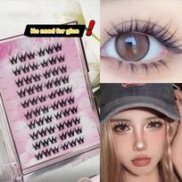 Anime Cosplay Manga Lashes Glue Free Fake Lashes Fashion Segmented False Eyelashes  Girl Type Q