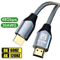 8K 60HZ 4K 120HZ HDMI 2.1 Cable TV Laptop PS 4 5 Xbox S X High Speed Dolby Vision eARC HDR HDCP 1m 2m 3m 5m 8m 10m 12m Long Cord 3M