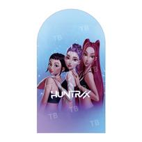 K-POP Demonų Medžiotojas Arkos Fono Dangalas Mergaičių Gimtadienio Šventės Dekoracija Kūdikio Maudynių Šventė Šauni Scena Vaikų Fotografijos Fono Sienelė 1.6x3.9ft (50x120cm)