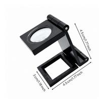 Folding Loupe Glass Portable Tabletop Optical Stable for Jewelers S