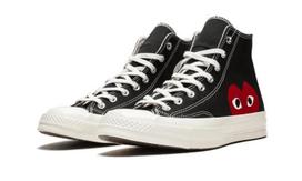 Chuck Taylor All-Star 70s Hi Comme des Garçons PLAY Juodi 35 EU - 48h juoda