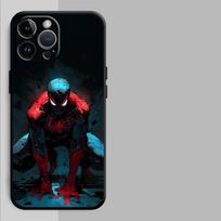 Phone Case for Apple iPhone 11 16 15 Pro 7 8 Air 13 14 12 17 Pro Max XR XS MAX Funda Phone Cover Marvel Smart Spider Man iPhone 7 black