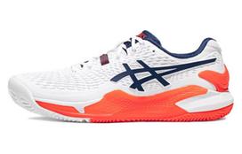 ASICS Gel Resolution 9 Clay White Blue Expanse 47