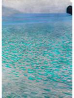 Garsusis Gustavas Klimtas Kotedžas Sodo Gėlės Plakatas Drobės Tapyba Gamta Žalios sienos Menas gyvenamajam kambariui Namų dekoravimui Spausdinti 40x50cm No Frame