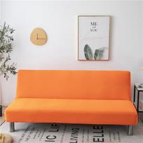 Stretch Sofa Cover Folding Big Elasticity Couch Cover for Sofa Without Armrest Folding Cover For Sofa Bed copridivano Size S 120-155cm white
