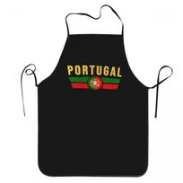 Portugal Flag Aprons Chef Cuisine Tablier Sleeveless Bib Kitchen Cleaning Pinafore for Women Men Painting 55x68cm