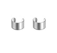 Fake Piercing Earcuff Irregular Ear Cuff Faux Earrings for Women Man Hiphop Vintage Cuffs Earclips Accessories Korean Fashio gray