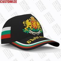 Bulgaria Baseball Cap Free 3D Custom Made Name Number Team Logo Bg Hat Fishing Bgr Country Travel Bulgarian Nation Flag Headgear Adjustable black