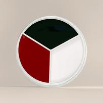 Red Black White Body Paint for Halloween & Christmas Costumes