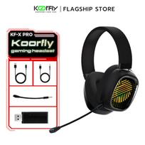 KOORFLY KF-X PRO Wireless Gaming Headset Bluetooth Headphones with Mic Hi-Fi Sound Waterproof Headphone