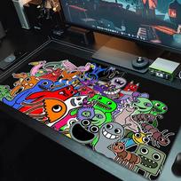 Banban Garden Mouse Pad Large Gaming Table Cushion Non-slip Laptop Tablet Big Mousepad XXL Mat Mini PC Playmat With Lock edge_xia 40cmx90cm(15.7x35.4inch)