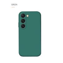 S23 S22 Ultra Case Skystas silikoninis fotoaparato objektyvo apsauginis dėklas, skirtas Samsung Galaxy S23 S 23 S22 Plus S23Ultra S23 Ultra For Galaxy S23 FE tamsiai žalia spalva