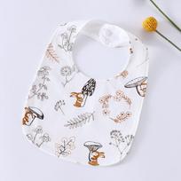 Waterproof A-Class Pure Cotton Baby Bib - Newborn & Toddler U-Shape Neck Gaiter