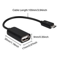 Micro Usb Male To Usb Female Converter Otg Adapter Converter Cable Data Transfer juoda