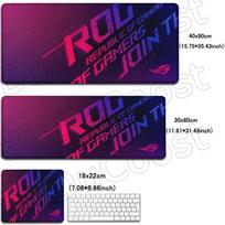 Didelis natūralaus kaučiuko pelės kilimėlis Asus Rog žaidimams Užrakintas kraštas Klaviatūrai XXL Biuro Neslystantys Kompiuterio priedai E-sportui Greičio Žaidimų kilimėlis 30cmx60cm blue