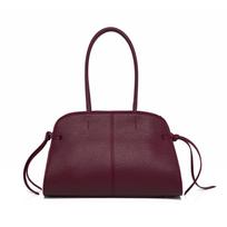 High-End Fashion One-Shoulder Large Capacity Tote Bag with Lychee Pattern