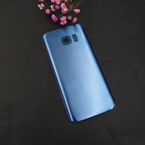 For Samsung Galaxy S7 G930 G930F S7 Edge G935 G935F Battery Back Cover Rear Panel  Housing Case Replacement Parts With Logo S7 Blue
