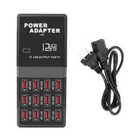 12 Ports USB Desk Charger for IPhone 100W Fast Charging Desktop Charging Station for Samsung Huawei Xiaomi US Plug
