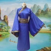 Vyrai Moterys Sceniniai Šokio Suknelės Kinų Tradiciniai Kostiumai Suaugusiųjų Tang Kostiumas Spektakliui Hanfu Moteriškas Cheongsam m height [160-165] blue