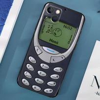 Retro mobiliojo telefono dėklas, skirtas iPhone 16 15 14 13 12 11 Pro Max X XS Max XR Plus, su apsauginiu rėmeliu, dangtelis iPhone 14Pro MAX