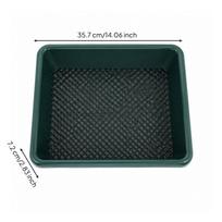 Soil Sieve with Adjustable Mesh Screen TwosizeSize Openings Garden Lightweight Square
